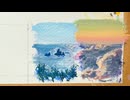 【風景画】3.5cm × 5cmの小さな絵画を描く Part1