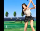 Stanfordの3回生 21歳の裕子 テニスやってみようかな（2）脚長裕子