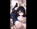 『動くコマ割り』うつ伏せに寝そべりながら歌っている状況