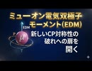 ミューオン電気双極子モーメント（EDM）：新しいCP対称性の破れへの扉を開く
