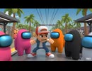 アクション Subway Surfers vs 4 Among Us