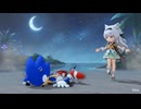 action sonic vs 小熊貓AIart