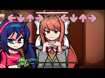【遊べるボイロ劇場】ずんだもんゲーム実況♡ドキドキ文芸部 & MiSide♡【Friday Night Funkin'】