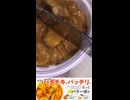 松屋のバターチキンカレーを切りました。　#松屋　#バターチキンカレー