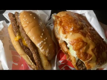 きりたんが食べるだけ【バーキン　マッシュルームアグリ・オニオンリングダブルビーフ】