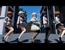 【MMD R-18】フリーレン，暁，響，電，雷，金剛，比叡で『美脚戦隊スレンダー』