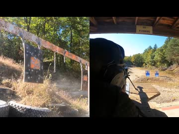 対物ライフルで徹甲焼夷弾を撃つ動画