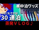 【つがるVLOG】のぼせた…………車中泊にチョー便利してるアイテムをチョー紹介…………編。【バーチャルいいゲーマー】