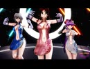 【東方MMD】美鈴・咲夜・パチュリーで「Lag Queen」
