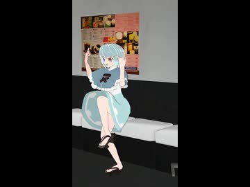 【MMDモデル配布】カラオケ店員ガン無視MOT姉貴