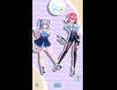 百鬼あやめ/鷹嶺ルイ「ディスコティックナイト」#shorts 【MMD】【ホロライブ】‪     @NakiriAyame   @TakaneLui