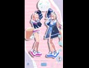 FUWAMOCO「ディスコティックナイト」#shorts 【MMD】【ホロライブEN】‪                @FUWAMOCOch