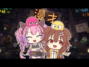 【手描き】センターマイク置いたら完全に漫才だったヴィヴィところね【ホロライブ/戌神ころね/綺々羅々ヴィヴィ/白上フブキ/夏色まつり/不知火フレア/角巻わため】