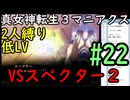 【真女神転生３マニアクス】低レベル＆２人パーティ縛り #22 VSスペクター（２回目）