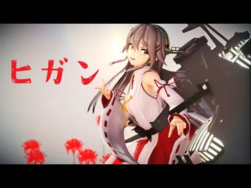 【MMD艦これ】榛名の縞パ〇はダズル迷彩柄だったのネ...【ヒガン】