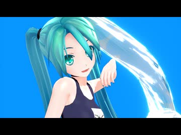 【MMD】物理演算流体試験_60fps