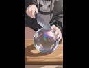 【ネコミミASMR】イヤホン推奨□｜ガラス製フルーツ｜ネコミミフルーツ耳が癒されるスライス音｜ #asmr #ネコミミ #fruit #slice #ai