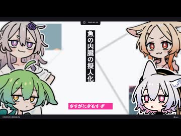 【日記】魚の内臓の擬人化