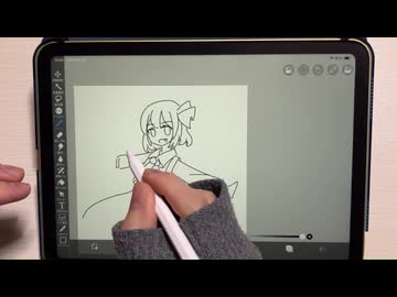 ルーミアを静かに描きました【東方】