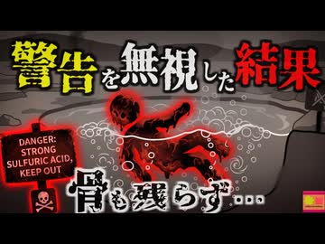 【2016】警告を無視して温泉に浸かろうとした結果 沸騰した強酸性の泉に転落…サンダル以外を溶かし尽くしてしまう…『イエローストーン国立公園熱水泉転落』を解説