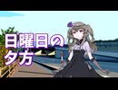 日曜日の夕方
