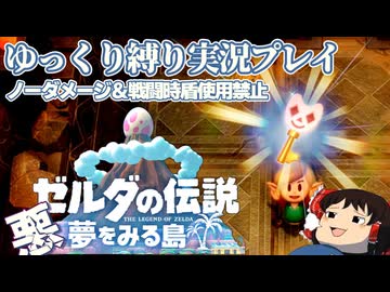 『縛りプレイ#12』ノーダメージでデグアモス戦で固定観念にとらわれてしまうノーガードリンク【ゼルダの伝説夢をみる島/ゆっくり実況】