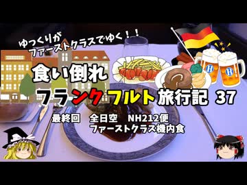 【ゆっくり】フランクフルト旅行記　37　最終回　ANA　ファーストクラス機内食　その２