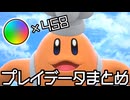 各モードのRainbow到達者達のデータをまとめてみた【カービィのエアライダー】