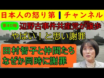 【第40報！辺野古事件で共産党が譲歩】田村智子委員長が辺野古事件で自己批判をし謝罪してしまう/琉球新報も一緒に軟化するなど妙な動きも確認されいよいよ追い詰められたのか