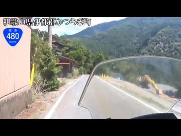 【バイク車載】国道480号線　その３(高野～清水)