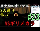 【真女神転生３マニアクス】低レベル＆２人パーティ縛り #23 VSギリメカラ