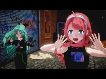 【ＭＭＤ艦これ】山風・江風【Chatter Chatter】