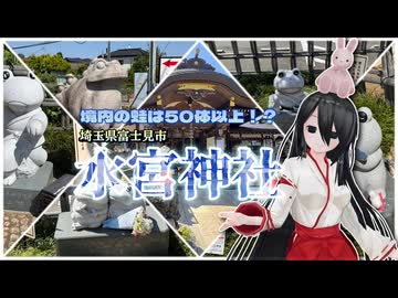 【ソフトウェアトーク旅行】境内の蛙は50体以上！？ 埼玉県富士見市 水宮神社【中国うさぎ】