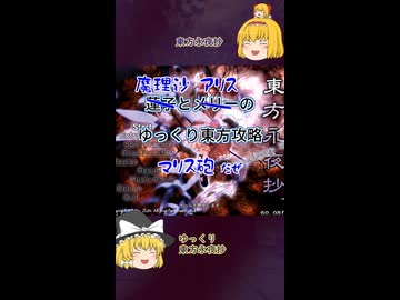 魔理沙とアリス　マリス砲の解説