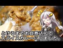 釣れなくても料理！３種の豆のスパイスカレー！【VOICEROIDキッチン】