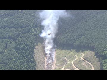 福岡県久留米市の山林火災　自衛隊に災害派遣を要請　「飛び火して拡大傾向にある」