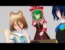 【東方MMD紙芝居】飯綱丸龍と菅牧典と不思議な祭り屋台