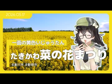 【花隈千冬】日本最大級・江部乙の菜の花畑！【たきかわ菜の花まつり】