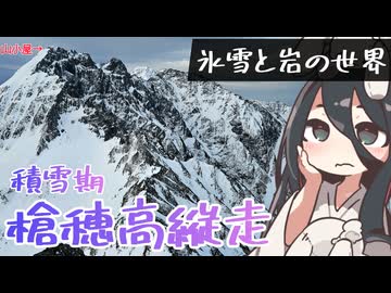 雪の槍穂高縦走RTA【リアル登山アタック】