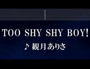 練習用カラオケ♬ TOO SHY SHY BOY!  - 観月ありさ 【ガイドメロディ付】 インスト, BGM, 歌詞 ふりがな