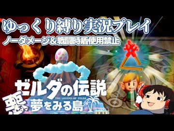 『縛りプレイ#14』ノーダメージでマットフェイスとバトルするノーガードリンク【ゼルダの伝説夢をみる島/ゆっくり実況】