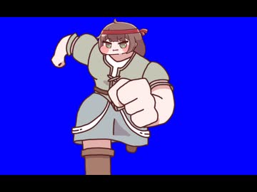 キュウリを収穫しに行くキュウイBB