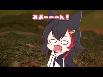 【手描き】危ないキノコを食べたおかげでドンドコドンドコしてしまう大神ミオ【大神ミオ／さくらみこ／白上フブキ／尾丸ポルカ／ホロライブ／切り抜き動画】