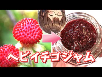 ヘビイチゴでジャム作って食べる！