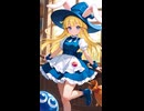 「ぷよぷよ」（旧・魔導物語）のウィッチのコスプレをしているパシフィカちゃん　※高画質バージョン