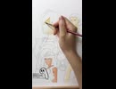【アクリルガッシュ】FFTお気に入りメンバーを描いてみた｜favorite characters in Final Fantasy Tactics 【Acrylic Gouache】