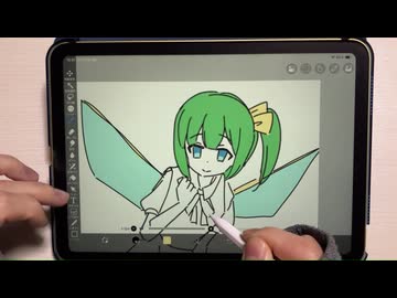 大妖精を静かに描きました【東方】