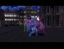 【MMD】サキュバスカルテットでヒビカセ（Resonate）【カメラ固定・字幕無】（1080p_60fps）