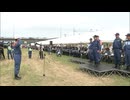 梅雨入りを前に筑後川河川敷で福岡県総合防災訓練