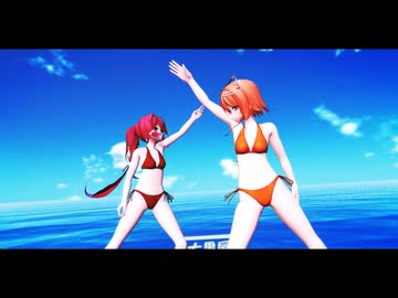 【ＭＭＤ艦これ】DAYBREAK FRONTLINE　百角式　伊５８＆伊１６８
